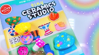 Klutz Tiny Ceramics Studio is SUPER FUN!