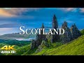 FLYING OVER SCOTLAND (4K UHD) Beautiful Nature Scenery with Relaxing Music | 4K VIDEO ULTRA HD