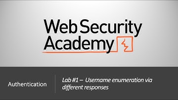Authentication Vulnerabilities - Lab #1 Username enumeration via different responses | Long Version