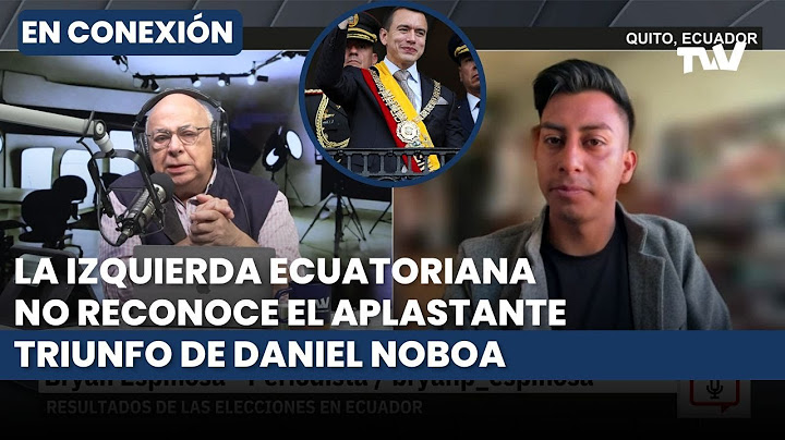 Luisa González aún no reconoció su aplastante derrota ante Daniel Noboa en Ecuador | En Conexión