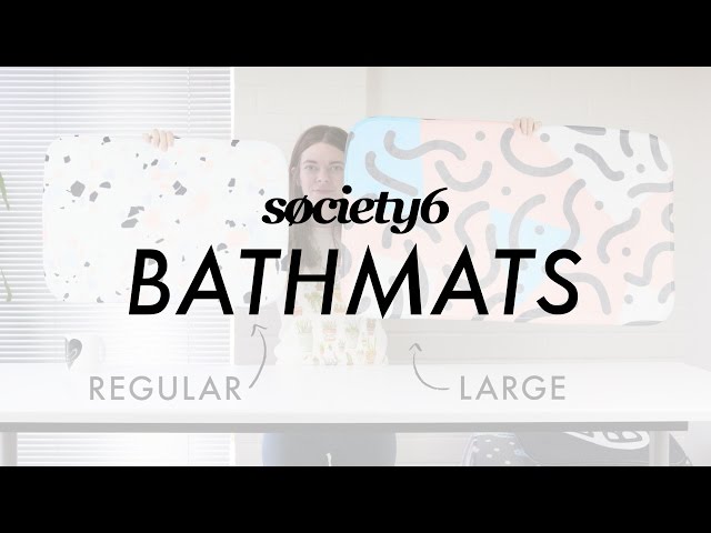 Bath Mats from Society6 - Product Demo