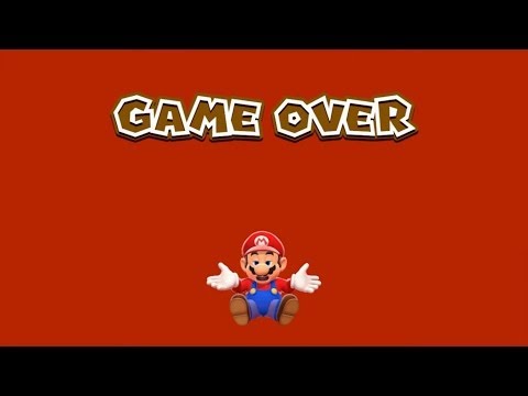 Super Mario 3D World The Elusive Game Over Screen
