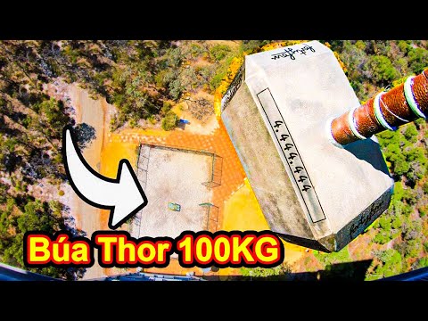 Video Hết Hồn Với Cây Búa 100KG Ngang Ngửa Sức Mạnh Với Búa... - youtube