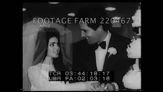 Elvis and Priscilla&#39;s wedding reception, 1967 | 220467-27 | Footage Farm Ltd