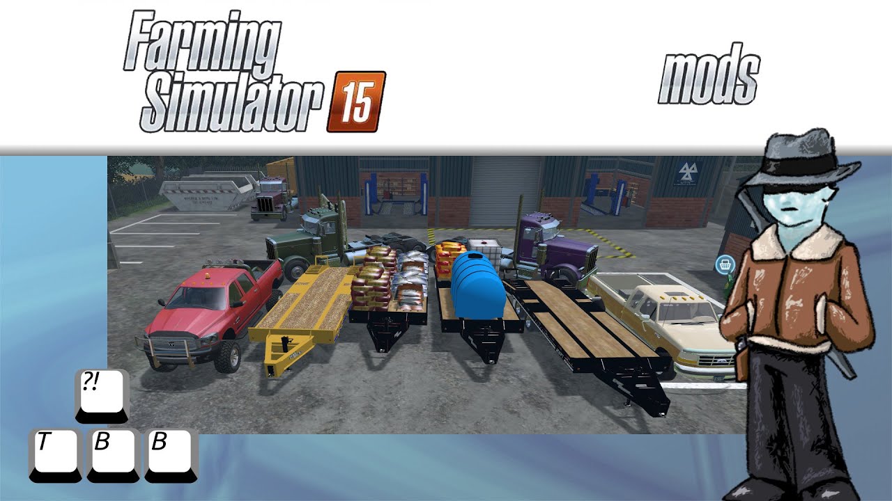 Обзор модов для Farming Simulator 15 — Грузовики и прицепы