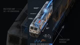 🚆 Train Ka Engine Kaise Chalta Hai?😲 #futurecadtech #train #indianrailways #railwayengineering #reel
