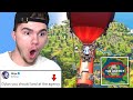 FAMOUS YOUTUBERS pick where I land in Fortnite...
