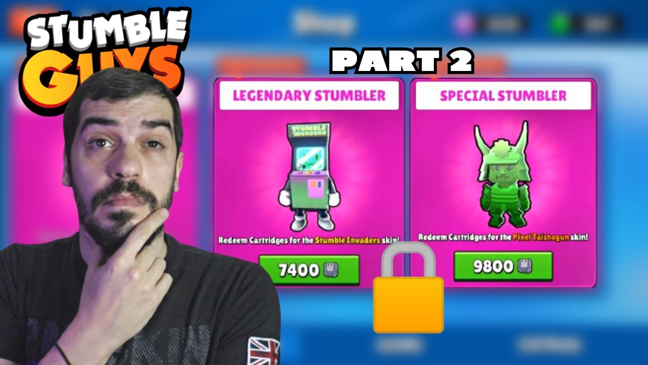 ΞΕΚΛΕΙΔΩΣΑ ΤΑ RETRO SKINS PART 2 - STUMBLE GUYS