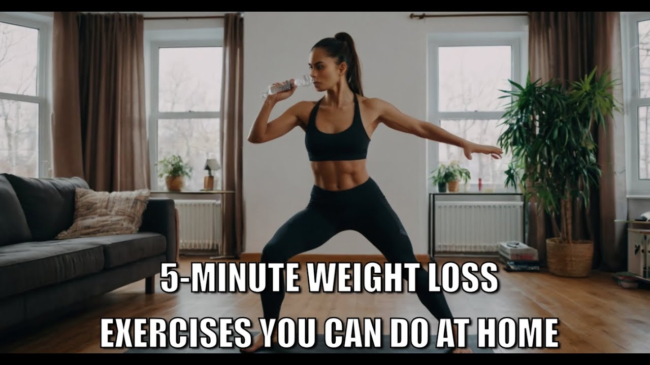 5 Minute Weight Loss Exercises at Home ।। Exercise to Lose Weight Fast ...