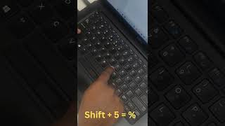 How to Type the Percent (%) Sign on Keyboard | Shift + 5 Shortcut Explained! #viral #trending