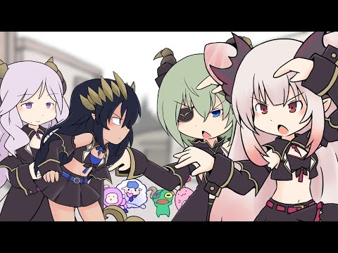 【東方×IOSYS】スカーレット警察のゲットーパトロール24時covered by HoneyStrap【周防パトラ /西園寺メアリ/島村シャルロット/堰代ミコ 】