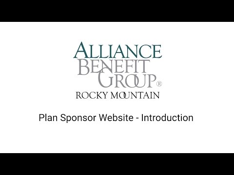Plan Sponsor Website - Introduction