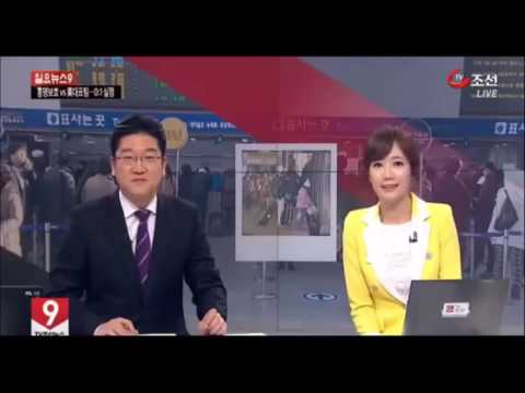 TV조선 기자 역대급 방송사고