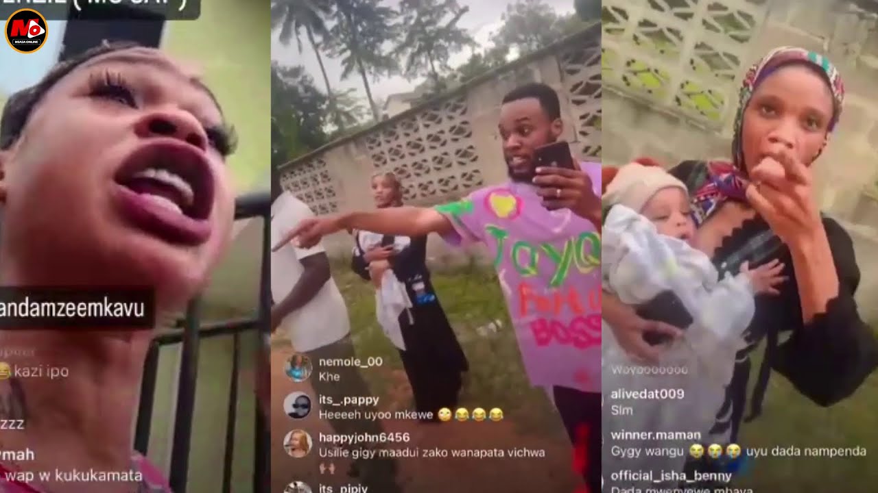 Baba Mtoto Wa GIGY Na Mkewe Wamfata Gigy Na Polisi Wataka Kupigana Wewe Teja  Ndo Maana Ulimroga...