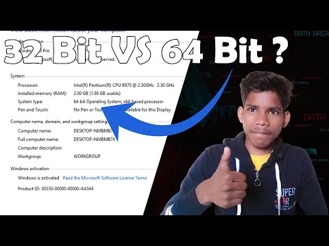 32 Bit Vs 64 Bit Operating System And Processor | IN Hindi