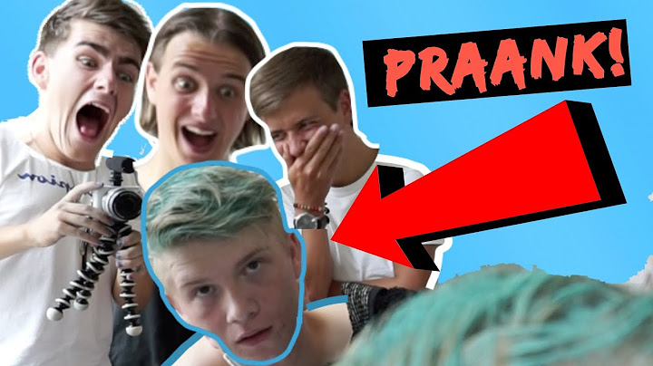 BLÅT HÅR PRANK #Vlog  m. "Kender du det" & "Jeppe Ølgaard"