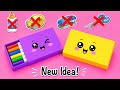 DIY Easy Kawaii PENCIL BOX / Origami Organiser / NO GLUE NO SCISSORS school supplies / stationery 💗