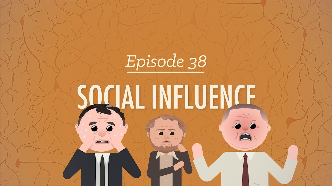 ⁣Social Influence: Crash Course Psychology #38