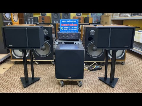 Bộ ghép tuyệt vời cả nghe và hát karaoke ( Loa BOSE 301 sezi 3 +sub Polk Audio 505 + Ampli 203III)