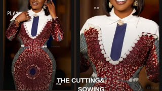 DIY: SIMPLIFIED WAY OF CREATING THIS STRAIGHT GOWN WITH YOKE #sewingtechniquesforbeginners