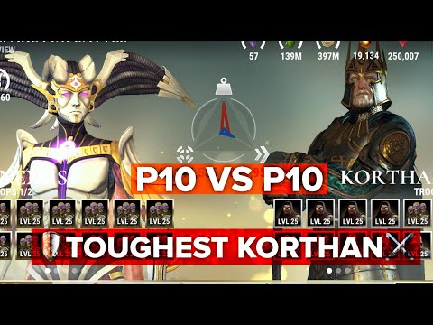 897 M Toughest Korthan P10 vs Nexus P10 | Dawn of Titans