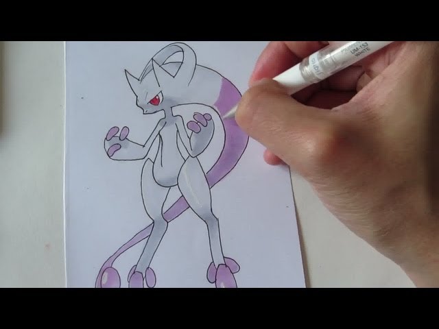 Doodles, Animations and Art — why does mewtwo's mega evolution