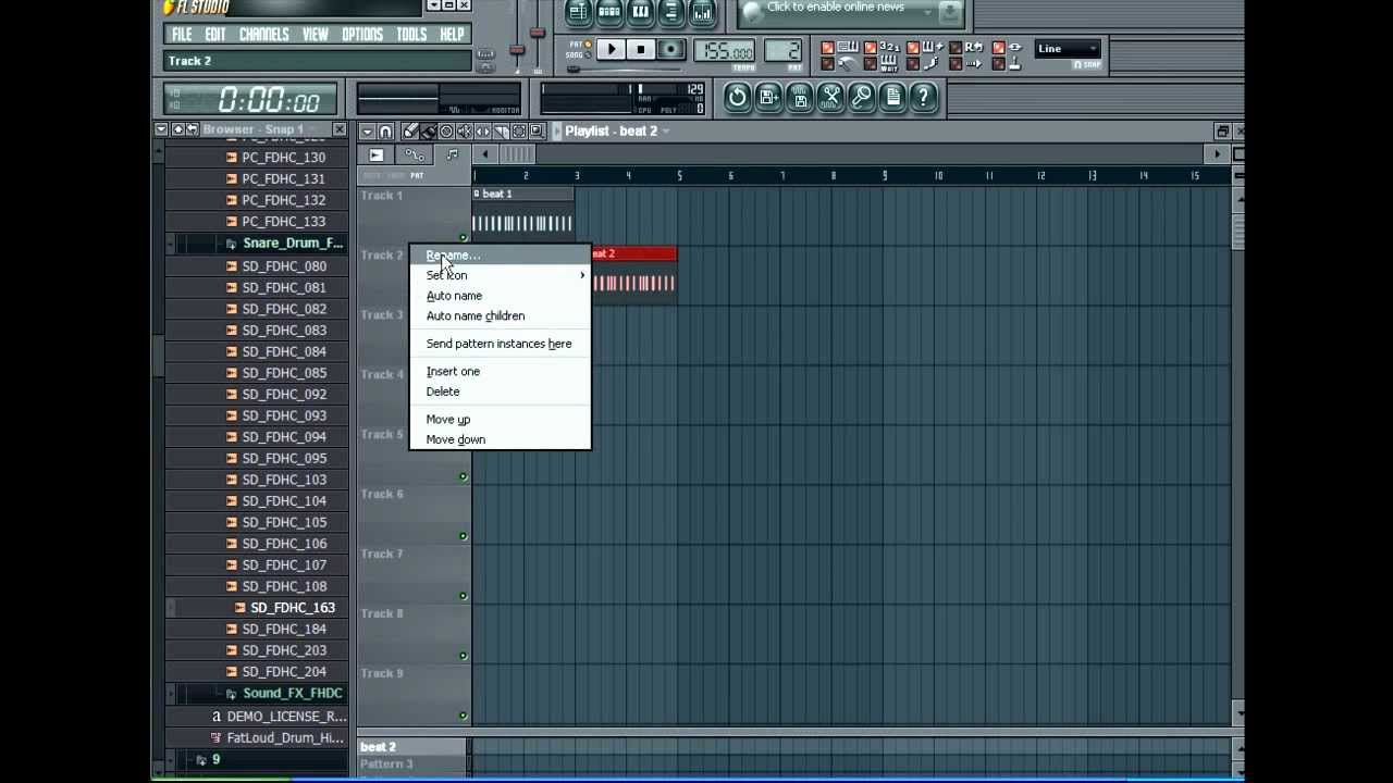 Fruity Loops tuto 2 démonstration boucle hip hop. vidéo 1/3.mp4 YouTube