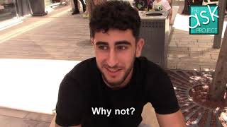 Israelis: Do you want to nuke Gaza? (filmed before October 2023)