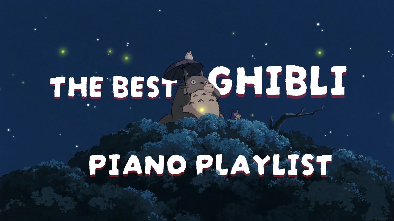 The Best Ghibli Piano Playlist 🍀Ghibli Music Piano🌿 Best for relaxing