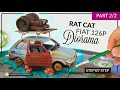 How to make RAT CAR Diorama from a destroyed toy car [ part 2/2]