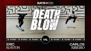 Eric Koston's Early 90's Tricks Vs. Carlos Ribeiro’s Switch Double Kickflip | DEATH BLOW