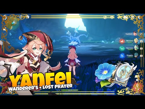Tes damage Yanfei full Wanderer's + Lost prayer - Genshin Impact