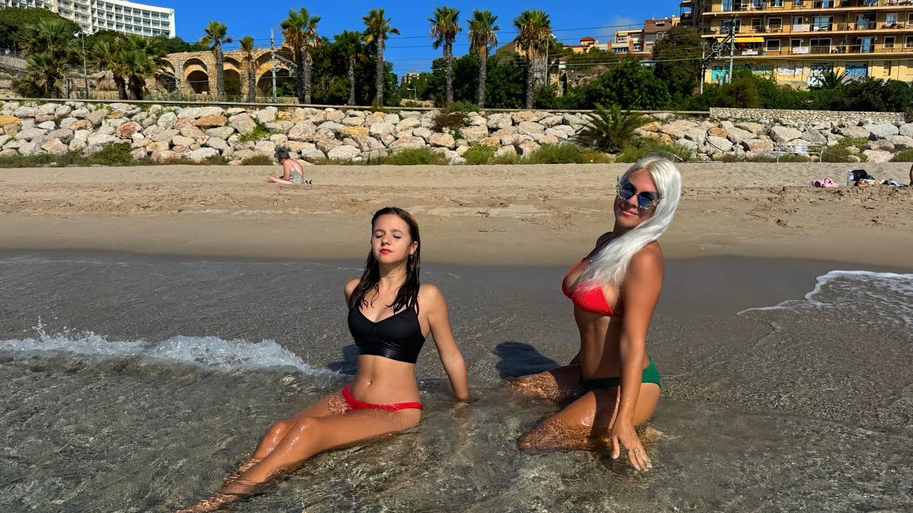 Испания, Таррагона: МЫ В ШОКЕ ОТ ПЛЯЖЕЙ! Такого точно не ожидали! Spain, Tarragona