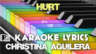 HURT CHRISTINA AGUILERA KARAOKE LYRICS VERSION PSR