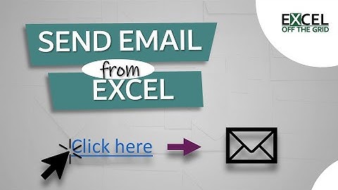 QUICK WAY to prepare emails using hyperlinks in Excel | Excel On The Go