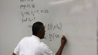 Celebrity Math 20-1 Module 1 - Series and Sequences - Page 27 Question 3B Profile
