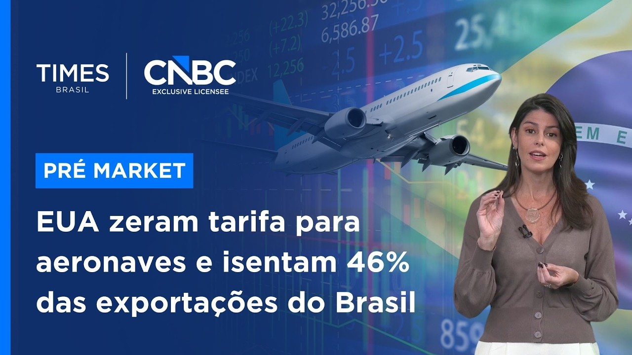 EUA isentam 46% das exportações do Brasil com novo regime tarifário; aeronaves terão alíquota zero