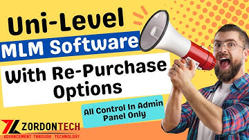 🔥🔥 Unilevel Plan With Re-Purchase Software 🔥 v10.0 🔥 Admin Dashboard Features || 2022 || ZorDonTech🔥