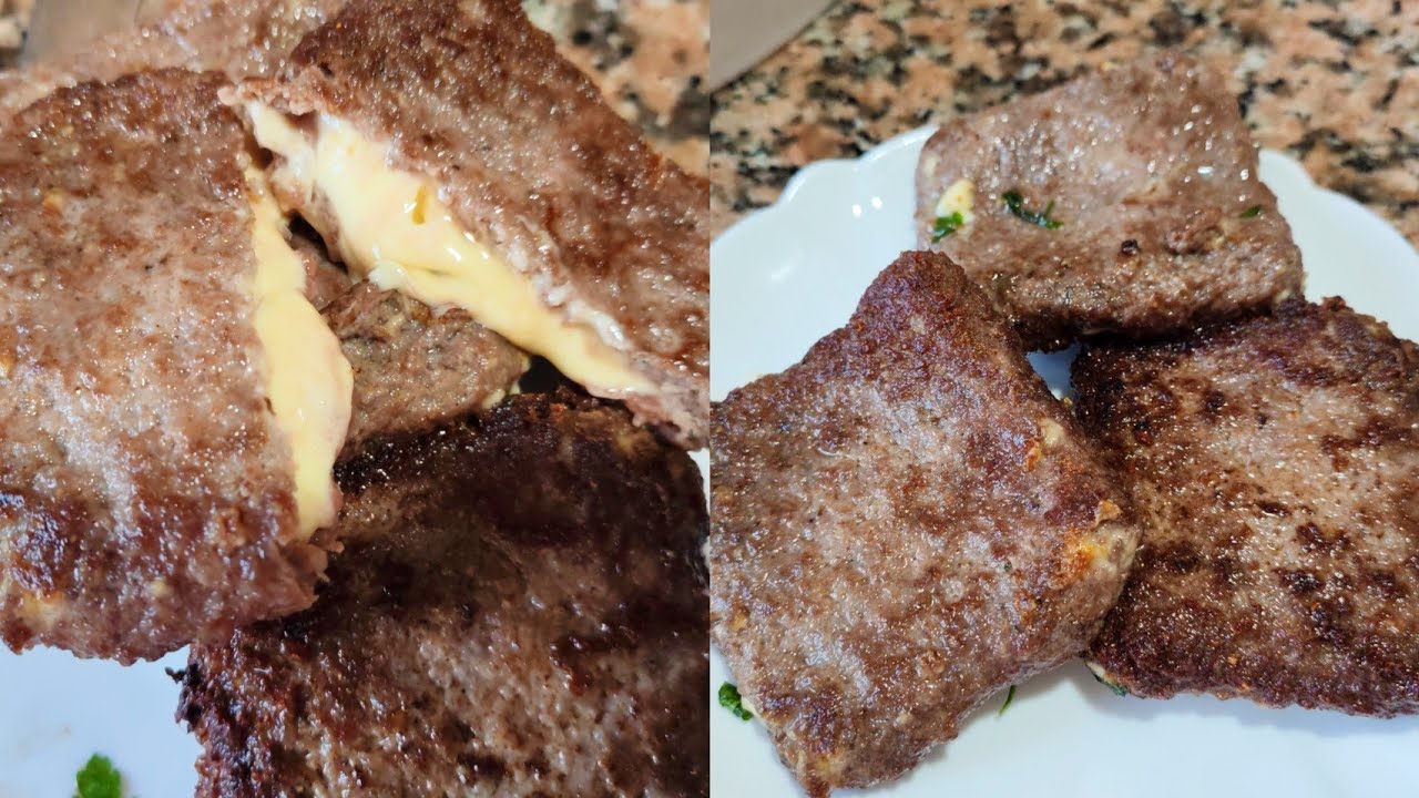 مربعات السلايز بالكفتة جربيهم ماغاديش تندمي 🤤 ❤️ 🌷 