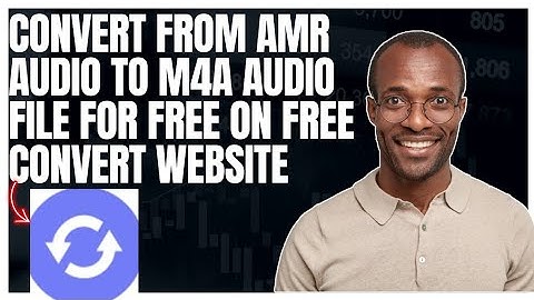 How to convert from an AMR audio to M4A audio file on FreeConvert website