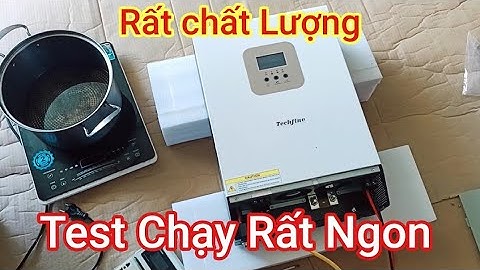 ✓ Chạy Thử Biến Tần ✓ Chạy Trực Tiếp Không Cần Ắc quy Lưu Trữ, Hỗ Trợ Lưu Trữ 48v - Shop Solar