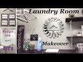 Laundry Room Makeover  | DIY Home Decor |  $50 Budget
