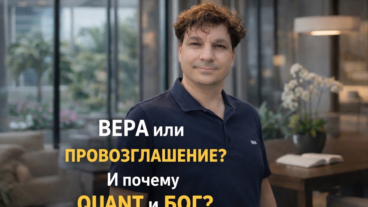 ВЕРА или ПРОВОЗГЛАШЕНИЕ? И почему QUANT и БОГ?