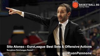 Sito Alonso Barcelona Round 1 EuroLeague Best Sets & Offense