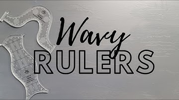 Machine Quilting with Wavy Rulers: Free-motion Challenge Quilting Along