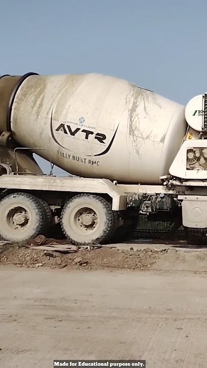 Why concrete mixture drum always rotate