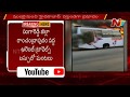 Private bus catches fire in Sangareddy