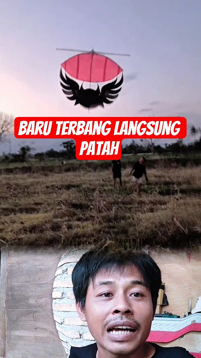 LAYANGAN RAMRAMAN BARU TERBANG LANGSUNG PATAH 😱 #shortsvideo #trending #viralvideo #layangan