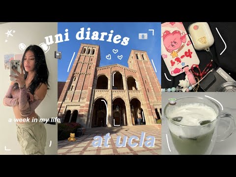 uni vlog: a week in my life AT UCLA🧸 (studying, good food, and more!) ✎ᝰ.📓.♡ ̆̈✧˖°🗒