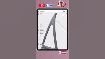 Complex design using Shapr3d #shapr3d #3d designing #shorts